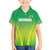 Custom Nigeria Cricket Family Matching Puletasi and Hawaiian Shirt Come On Yellow Greens - Wonder Print Shop