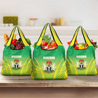 Nigeria Cricket Grocery Bag Come On Yellow Greens - Wonder Print Shop