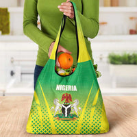 Nigeria Cricket Grocery Bag Come On Yellow Greens - Wonder Print Shop