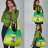 Nigeria Cricket Grocery Bag Come On Yellow Greens - Wonder Print Shop