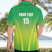 Custom Nigeria Cricket Hawaiian Shirt Come On Yellow Greens - Wonder Print Shop