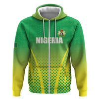 Custom Nigeria Cricket Hoodie Come On Yellow Greens - Wonder Print Shop
