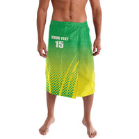 Custom Nigeria Cricket Lavalava Come On Yellow Greens - Wonder Print Shop