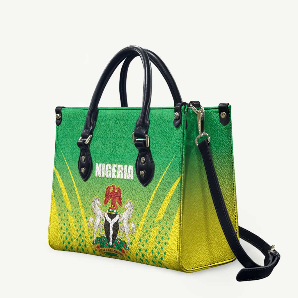 Nigeria Cricket Leather Bag Come On Yellow Greens - Wonder Print Shop