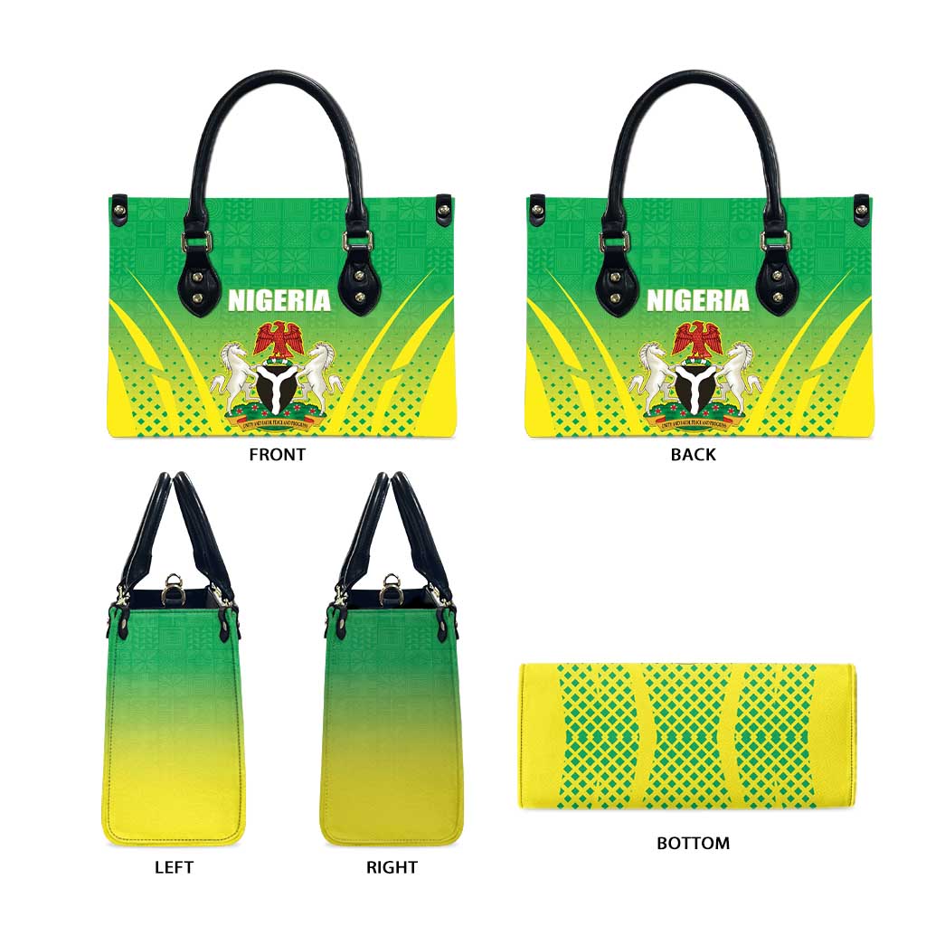 Nigeria Cricket Leather Bag Come On Yellow Greens - Wonder Print Shop