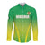 Custom Nigeria Cricket Long Sleeve Button Shirt Come On Yellow Greens - Wonder Print Shop