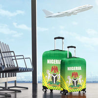 Nigeria Cricket Luggage Cover Come On Yellow Greens - Wonder Print Shop