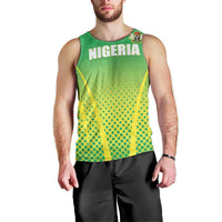 Custom Nigeria Cricket Men Tank Top Come On Yellow Greens - Wonder Print Shop