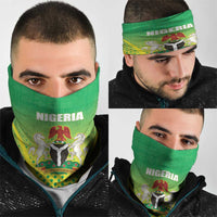 Nigeria Cricket Neck Gaiter Come On Yellow Greens - Wonder Print Shop