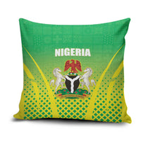 Nigeria Cricket Pillow Cover Come On Yellow Greens - Wonder Print Shop