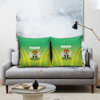 Nigeria Cricket Pillow Cover Come On Yellow Greens - Wonder Print Shop
