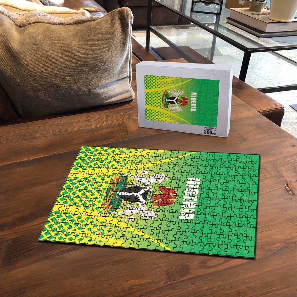 Nigeria Cricket Puzzle Come On Yellow Greens - Wonder Print Shop