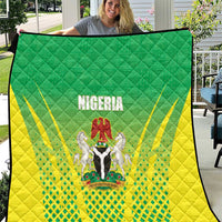 Nigeria Cricket Quilt Come On Yellow Greens - Wonder Print Shop