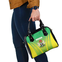 Nigeria Cricket Shoulder Handbag Come On Yellow Greens - Wonder Print Shop