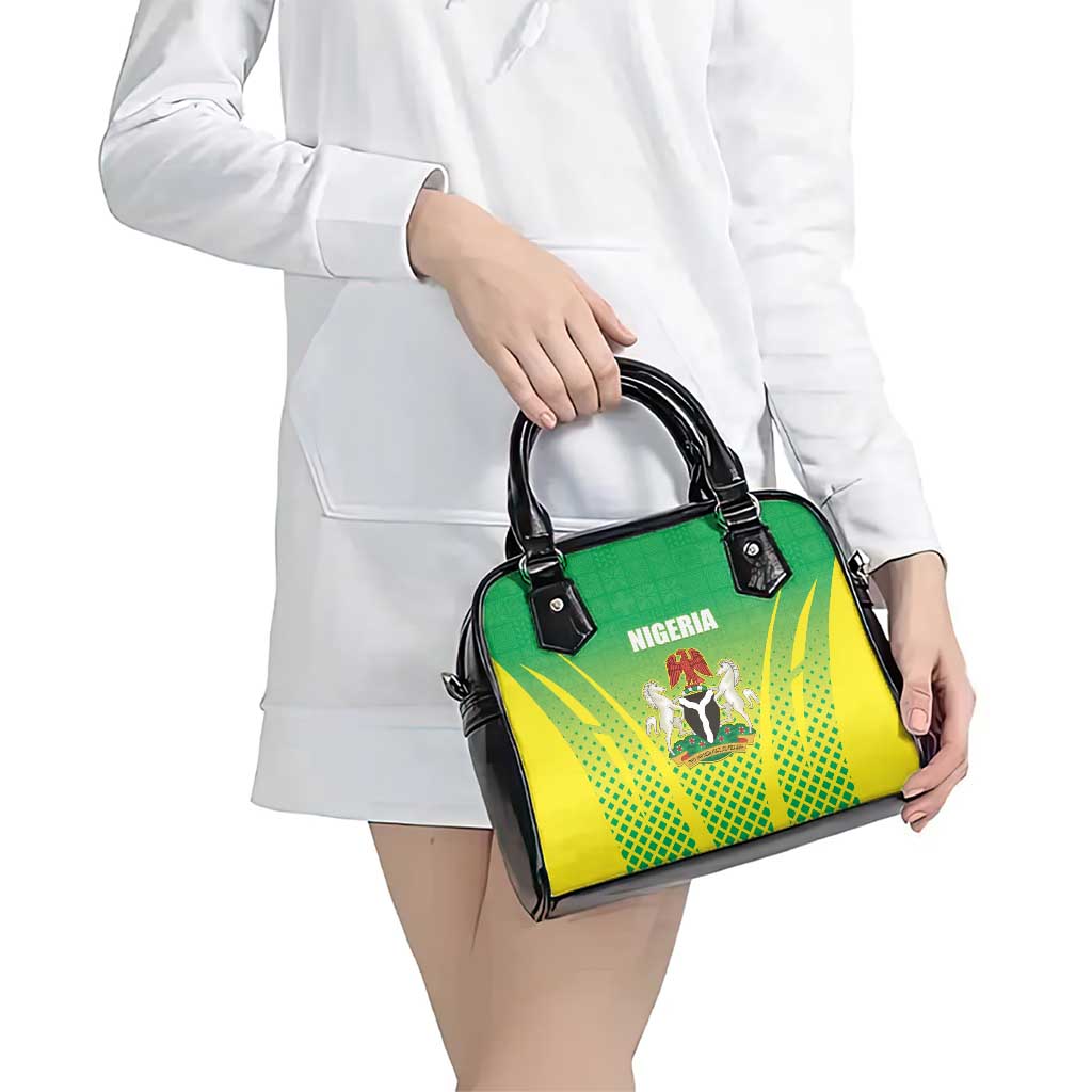 Nigeria Cricket Shoulder Handbag Come On Yellow Greens - Wonder Print Shop