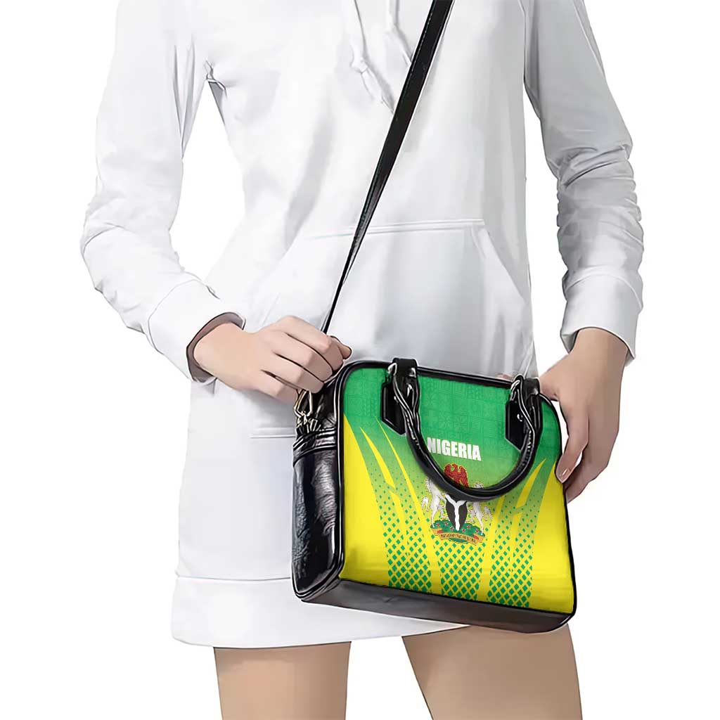 Nigeria Cricket Shoulder Handbag Come On Yellow Greens - Wonder Print Shop