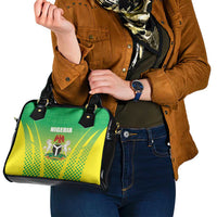 Nigeria Cricket Shoulder Handbag Come On Yellow Greens - Wonder Print Shop