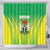 Nigeria Cricket Shower Curtain Come On Yellow Greens - Wonder Print Shop