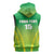Custom Nigeria Cricket Sleeveless Hoodie Come On Yellow Greens - Wonder Print Shop