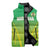 Custom Nigeria Cricket Sleeveless Puffer Jacket Come On Yellow Greens - Wonder Print Shop