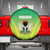 Nigeria Cricket Spare Tire Cover Come On Yellow Greens - Wonder Print Shop
