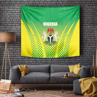 Nigeria Cricket Tapestry Come On Yellow Greens - Wonder Print Shop
