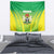 Nigeria Cricket Tapestry Come On Yellow Greens - Wonder Print Shop