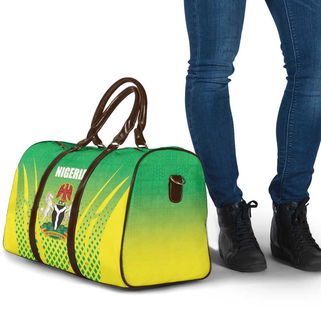 Nigeria Cricket Travel Bag Come On Yellow Greens - Wonder Print Shop