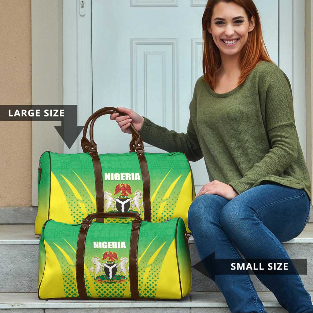Nigeria Cricket Travel Bag Come On Yellow Greens - Wonder Print Shop
