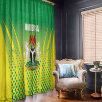 Nigeria Cricket Window Curtain Come On Yellow Greens - Wonder Print Shop