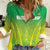 Custom Nigeria Cricket Women Casual Shirt Come On Yellow Greens - Wonder Print Shop