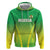 Custom Nigeria Cricket Zip Hoodie Come On Yellow Greens - Wonder Print Shop