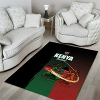 Kenya Cricket Area Rug Go Simbas Go - Wonder Print Shop
