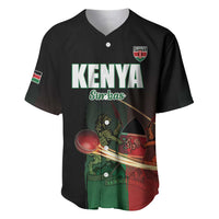 Custom Kenya Cricket Baseball Jersey Go Simbas Go - Wonder Print Shop