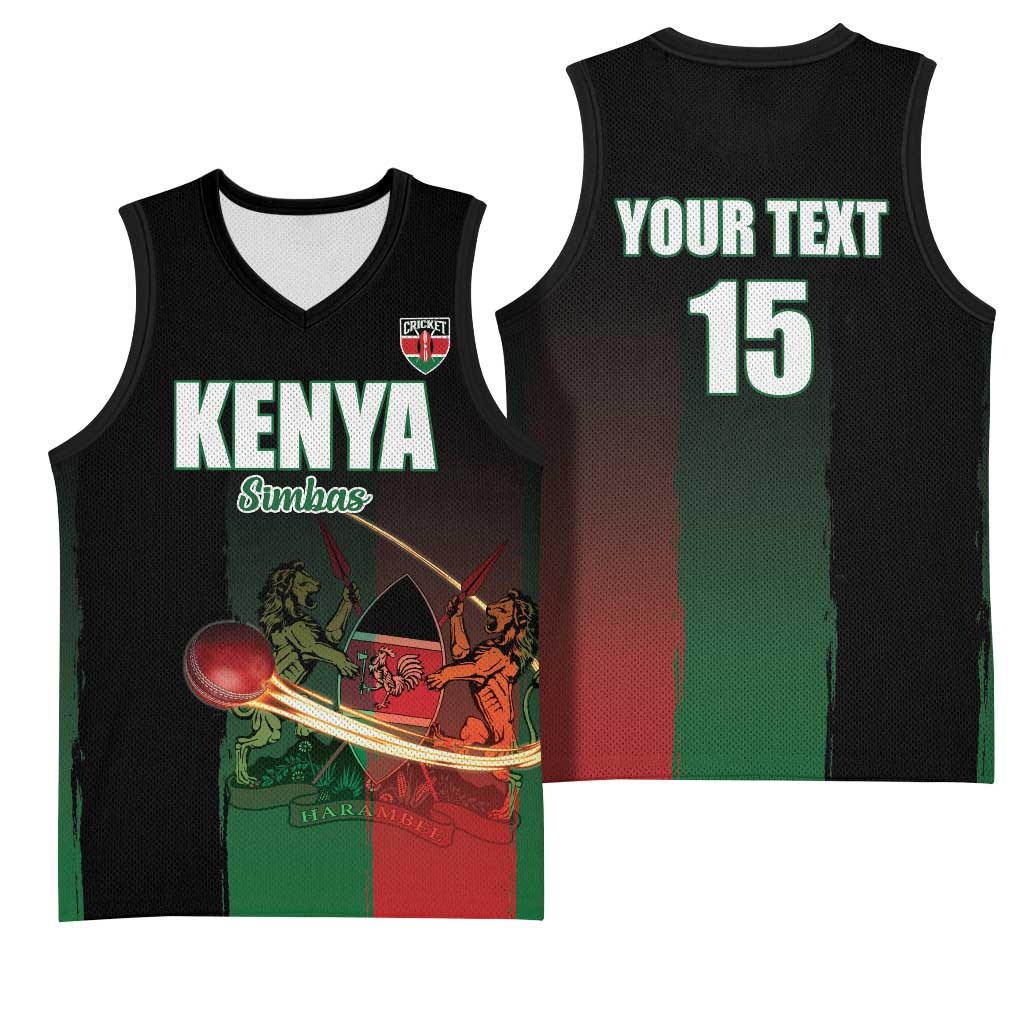 Kenya Cricket Basketball Jersey Go Simbas Go - Wonder Print Shop