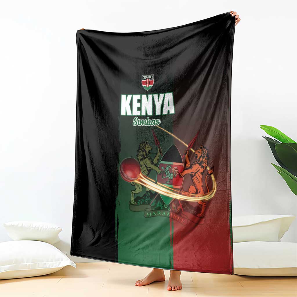 Kenya Cricket Blanket Go Simbas Go - Wonder Print Shop