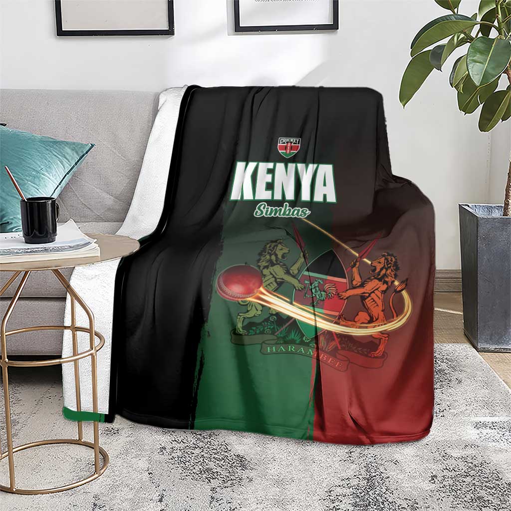 Kenya Cricket Blanket Go Simbas Go - Wonder Print Shop