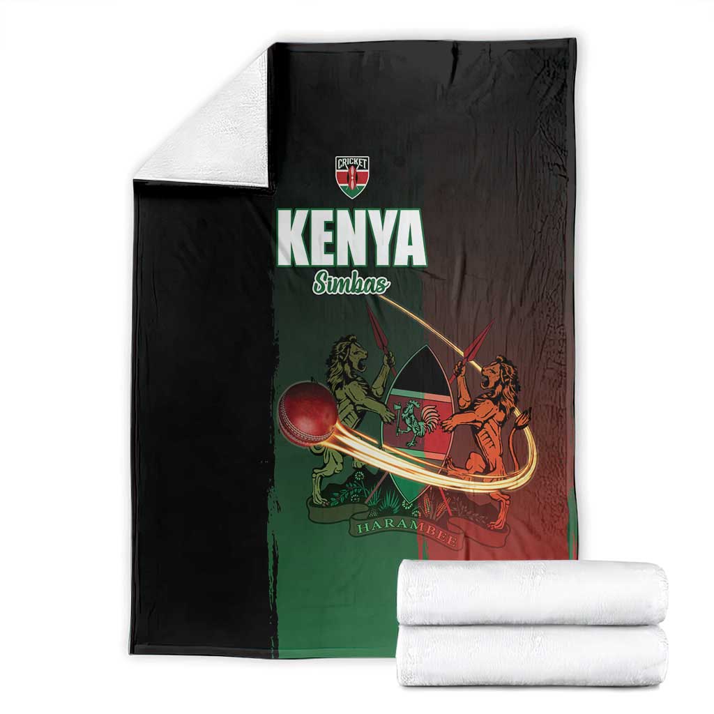 Kenya Cricket Blanket Go Simbas Go - Wonder Print Shop