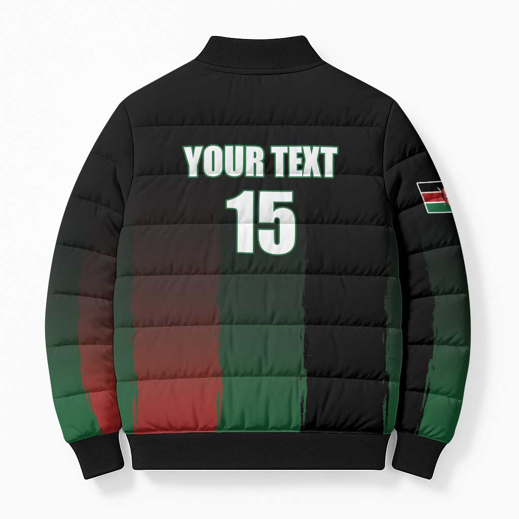 Kenya Cricket Bomber Puffer Jacket Go Simbas Go - Wonder Print Shop