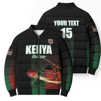 Kenya Cricket Bomber Puffer Jacket Go Simbas Go - Wonder Print Shop