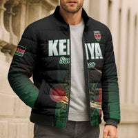 Kenya Cricket Bomber Puffer Jacket Go Simbas Go - Wonder Print Shop