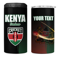 Custom Kenya Cricket 4 in 1 Can Cooler Tumbler Go Simbas Go - Wonder Print Shop