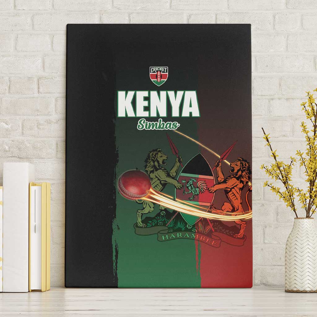 Kenya Cricket Canvas Wall Art Go Simbas Go - Wonder Print Shop