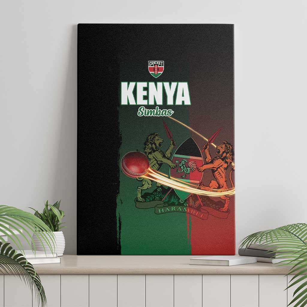 Kenya Cricket Canvas Wall Art Go Simbas Go - Wonder Print Shop