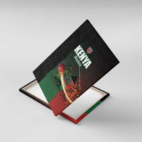 Kenya Cricket Canvas Wall Art Go Simbas Go - Wonder Print Shop