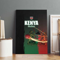 Kenya Cricket Canvas Wall Art Go Simbas Go - Wonder Print Shop