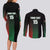 Custom Kenya Cricket Couples Matching Long Sleeve Bodycon Dress and Long Sleeve Button Shirt Go Simbas Go - Wonder Print Shop