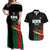 Custom Kenya Cricket Couples Matching Off Shoulder Maxi Dress and Hawaiian Shirt Go Simbas Go - Wonder Print Shop