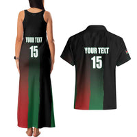 Custom Kenya Cricket Couples Matching Tank Maxi Dress and Hawaiian Shirt Go Simbas Go - Wonder Print Shop