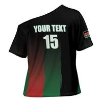 Kenya Cricket Cross Shoulder Shirt Go Simbas Go - Wonder Print Shop